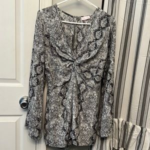 Pink Lilly snake skin romper